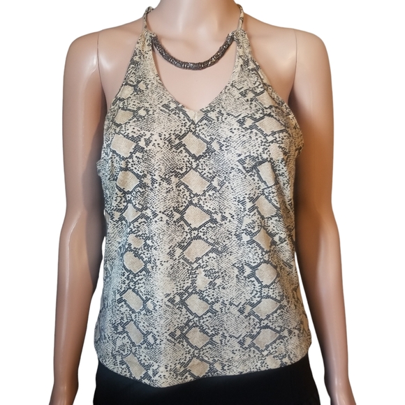 Vintage Joseph Ribkoff Snakeskin Top - Picture 2 of 9